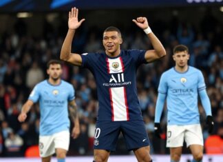 Mbappé anota doblete en el 3-0 del PSG que hunde al City en París
