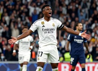Real Madrid remonta con doblete de Vinícius y avanza en Champions tras 2-0 al Frankfurt