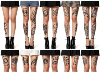 10 diseños de tatuajes en la pierna para mujer que inspiran elegancia y estilo