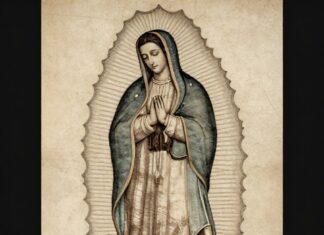 Descubren boceto original del siglo XVI de la Virgen de Guadalupe en archivo mexicano